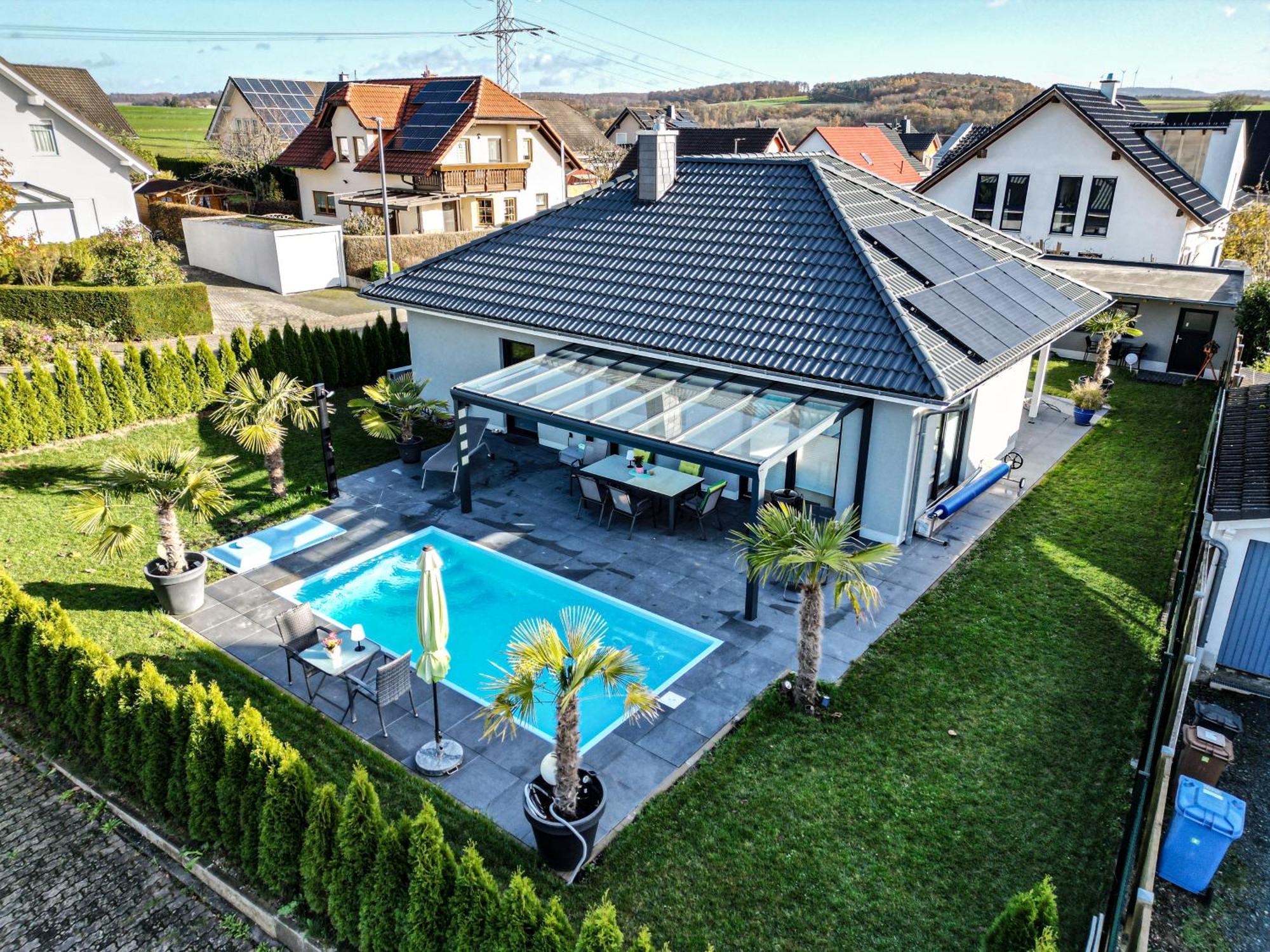 Grosszuegige Unterkunft Mit Terrasse Oberbrechen Zewnętrze zdjęcie